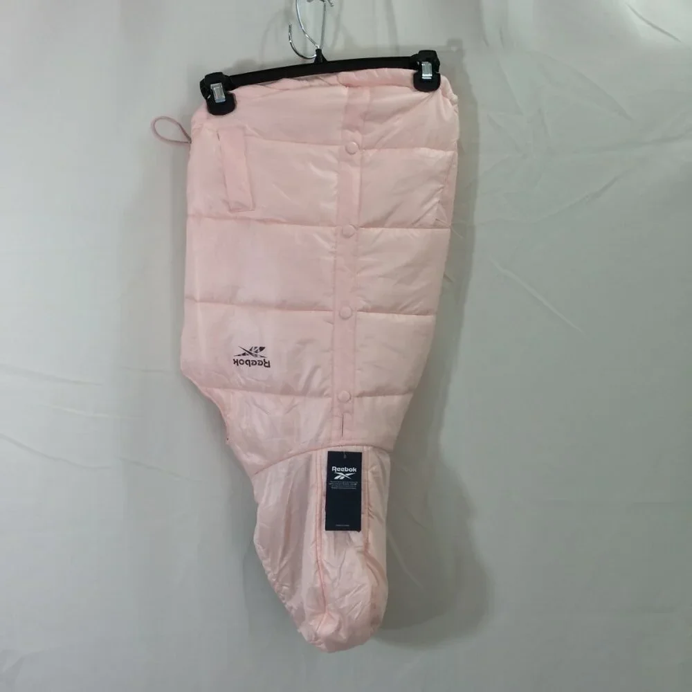 NEW Reebok Dog Jacket Puffer Hooded Pink NWT Machine Wash Size XL
